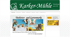 Desktop Screenshot of karker-muehle.de